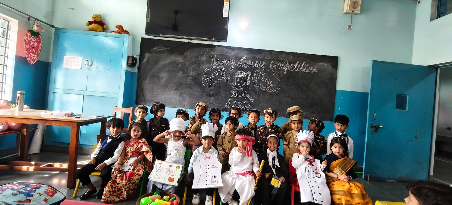 NUR to UKG Dress UP competition and I to X Elocution Competition